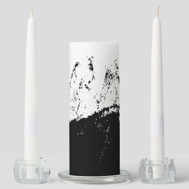 Brushstroke 10 unity candle set (Front)