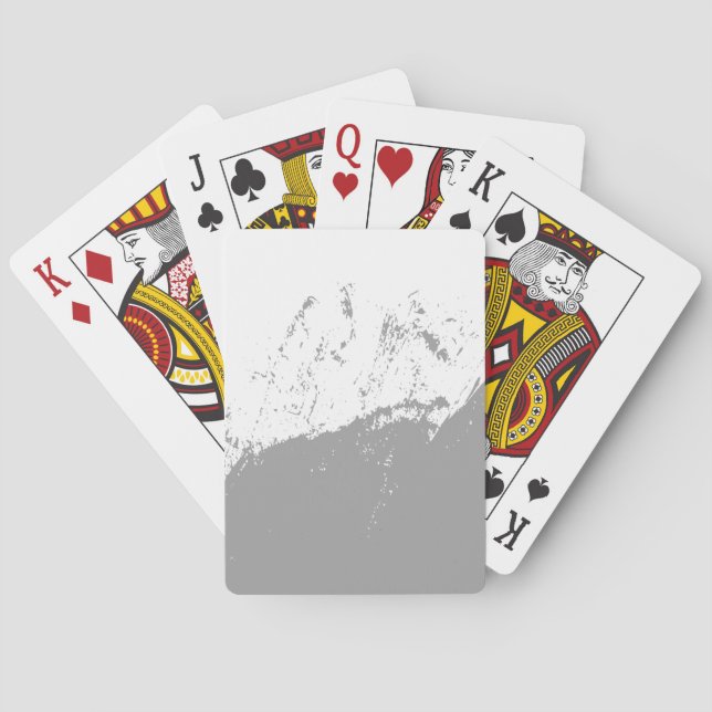 Brushstroke 11 poker cards (Back)