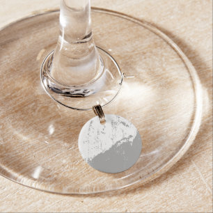 Brushstroke 11 wine charm