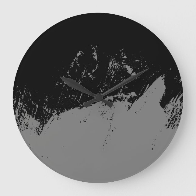 Brushstroke 2 large clock (Front)