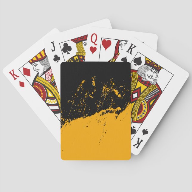 Brushstroke 3 poker cards (Back)