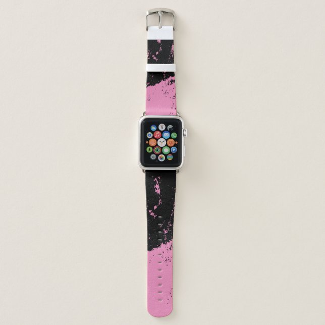 Brushstroke 4 apple watch band (Front)