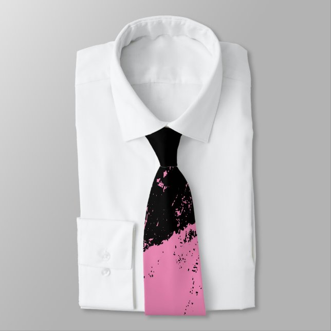 Brushstroke 4 neck tie (Tied)