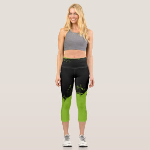 Brushstroke 5 capri leggings