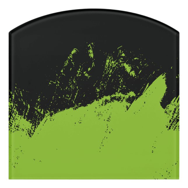Brushstroke 5 door sign (Contour Front)
