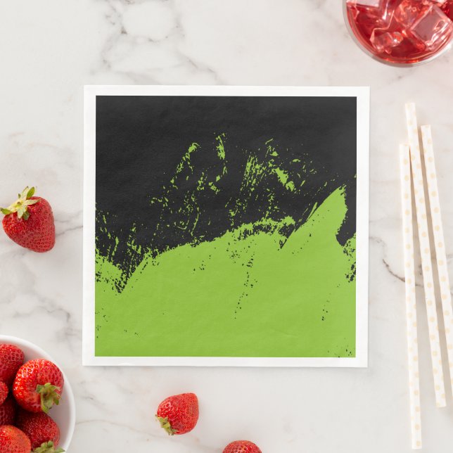 Brushstroke 5 paper dinner napkins (Insitu)