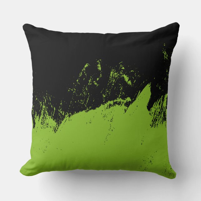 Brushstroke 5 throw pillow (Front)