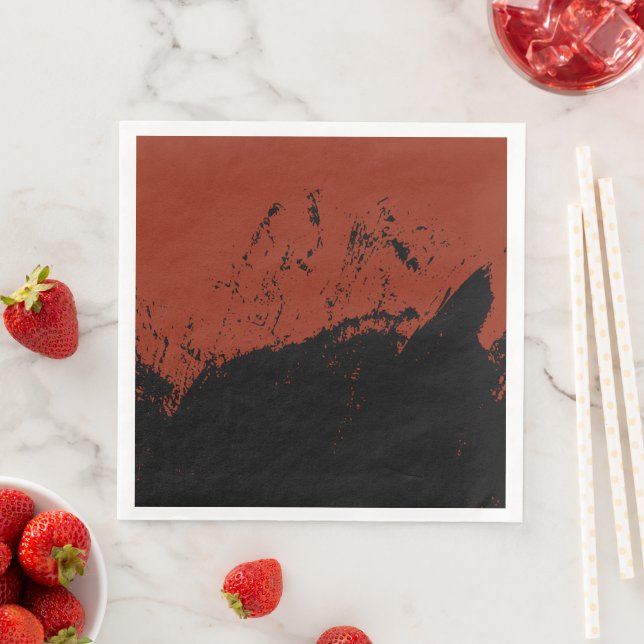 Brushstroke 7 paper dinner napkins (Insitu)