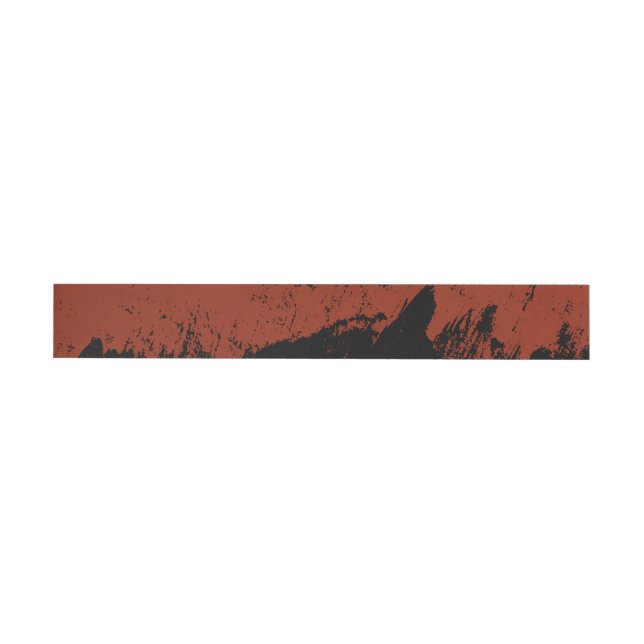 Brushstroke 7 wrap around address label (Individual)