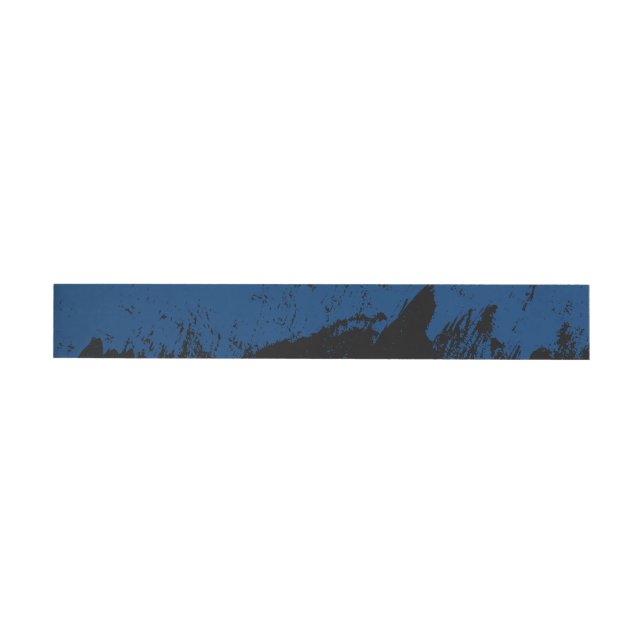 Brushstroke 8 wrap around address label (Individual)