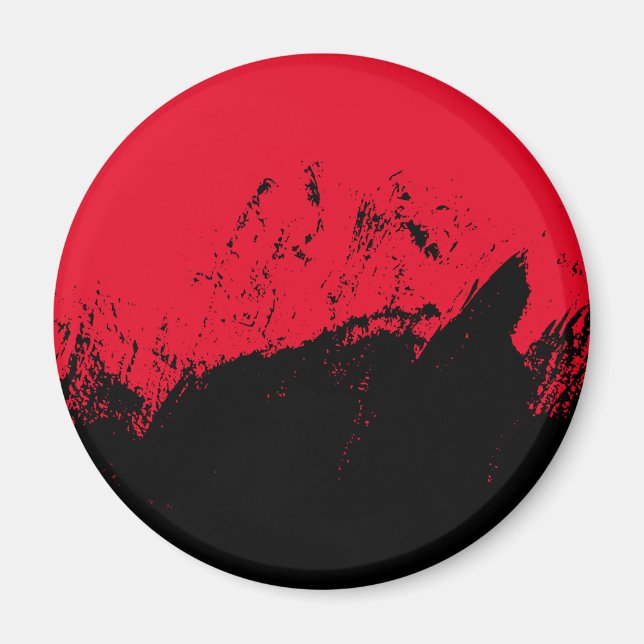 Brushstroke 9 magnet (Front)