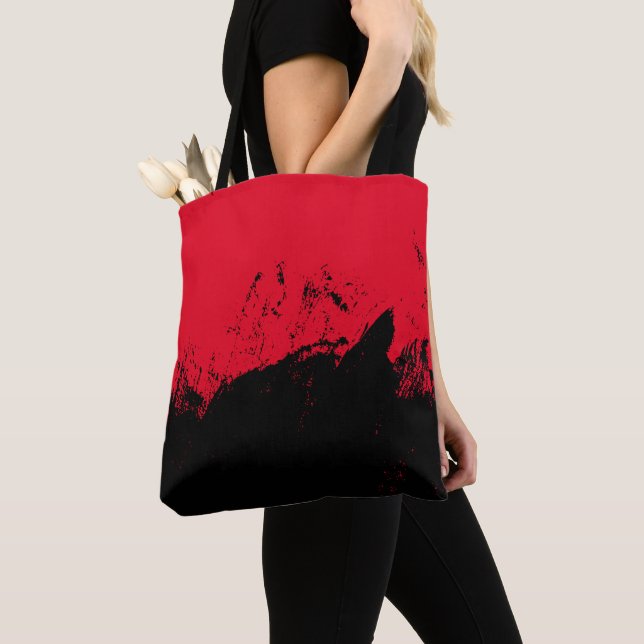 Brushstroke 9 tote bag (Close Up)