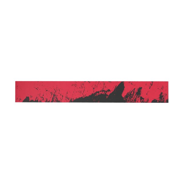 Brushstroke 9 wrap around address label (Individual)