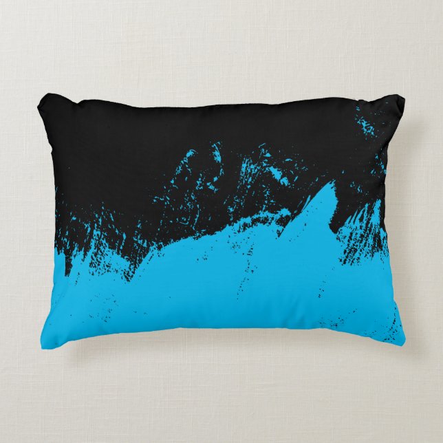 Brushstroke Accent Pillow (Front)