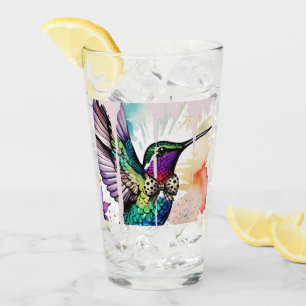 Brushstroke Bird Art Glass