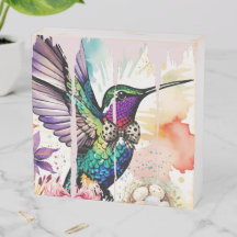 Brushstroke Bird Art