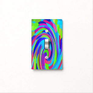 Brushstroke Swirl Light Switch Cover