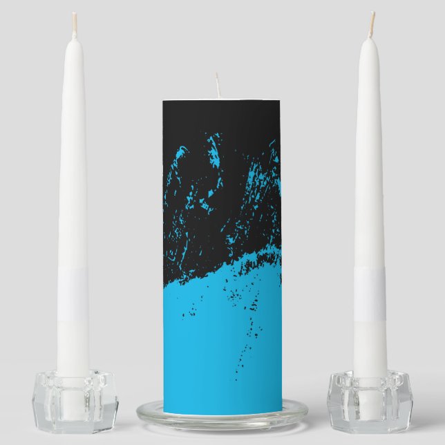 Brushstroke Unity Candle Set (Front)
