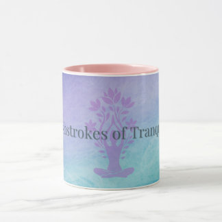 Brushstrokes of Tranquility Mug | ASMR Art Gift |