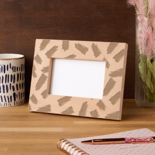 Brushstrokes Pattern Engraved Frames