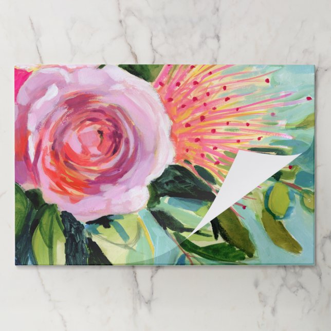 Brushy Floral I Paper Pad (Folded)