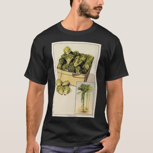 Brussel Sprouts Illustration hallmark  T_Shirt