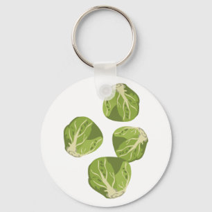 Brussel Sprouts Keychain