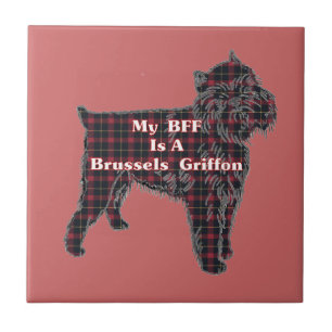 Brussells Griffon BFF Ceramic Tile