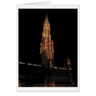 Brussels At Night Cards