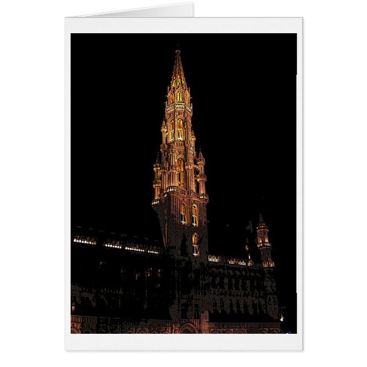 Brussels At Night Cards (Front)