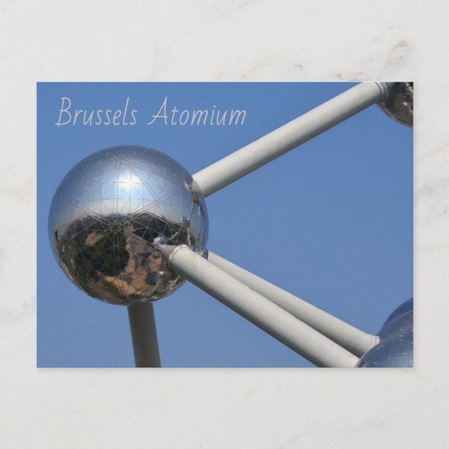 Brussels Atomium Postcard (Front)