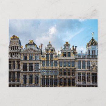 Brussels  Belgium Grand Palace Facades Postcard by TwoTravelledTeens at Zazzle