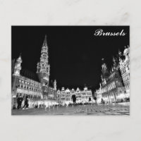 Brussels Belgium Grand Place at Night Travel