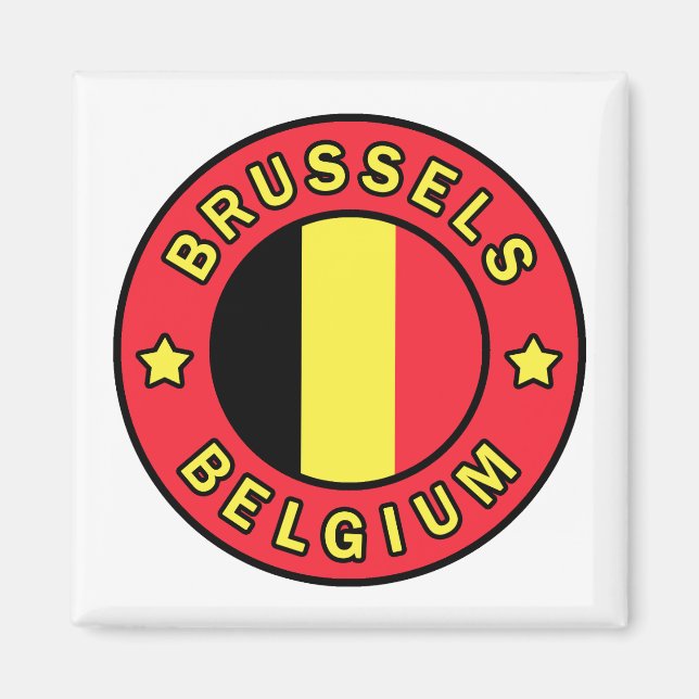Brussels Belgium Magnet (Front)
