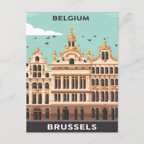 Brussels Belgium  Postcard