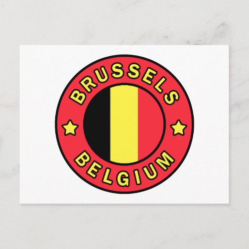 Brussels Belgium Postcard