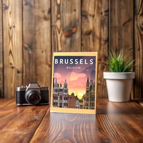 Brussels Belgium the popular city Postcard