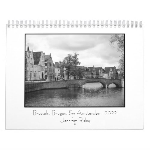 Brussels Bruges  Amsterdam _ 2022 Calendar