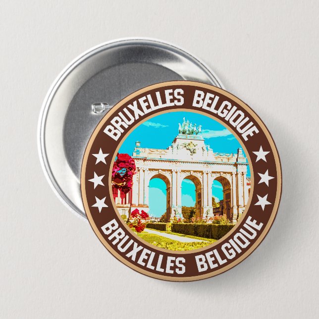 Brussels                                           button (Front & Back)
