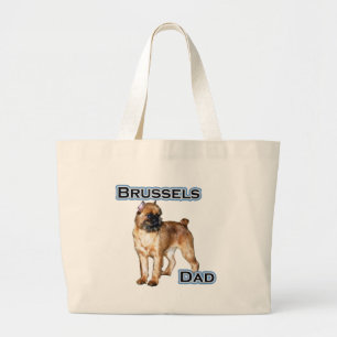 Brussels Dad 4 Large Tote Bag