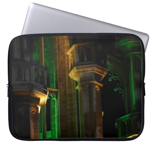 Brussels gothic laptop sleeve (Front)