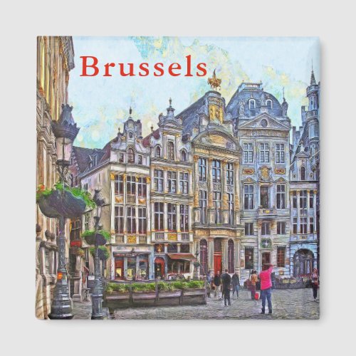 Brussels Grand Place Magnet