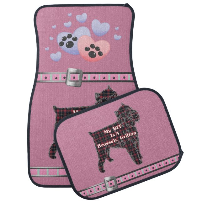 Brussels Griffon BFF Car Floor Mat (Set)