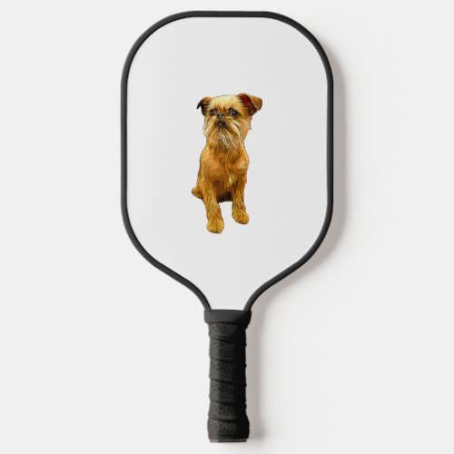 Brussels Griffon Bruxellois Cute Puppy Dog  Pickleball Paddle