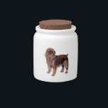 Brussels Griffon Candy Jar<br><div class="desc">Good for dog treats too.</div>