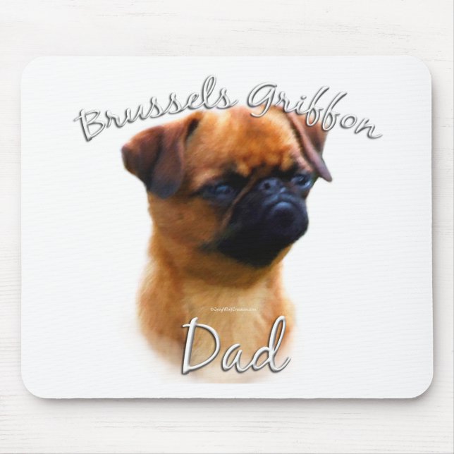 Brussels Griffon Dad 2 Mouse Pad (Front)