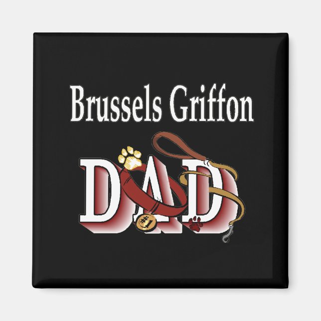 brussels griffon dad Magnet (Front)