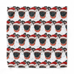 Brussels Griffon Dog Breed Christmas Bandana