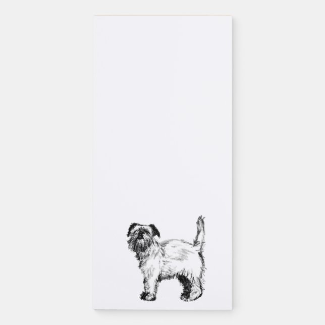 Brussels Griffon Dog Note Pad (Front)