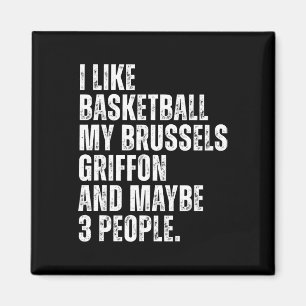 Brussels Griffon Dog Owner Sketll Lover Funny Magnet
